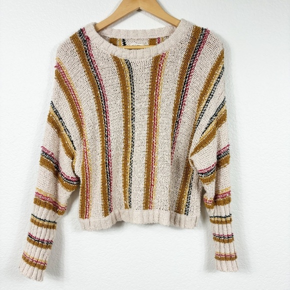 Billabong easy going striped sweater Size Small - Picture 1 of 8